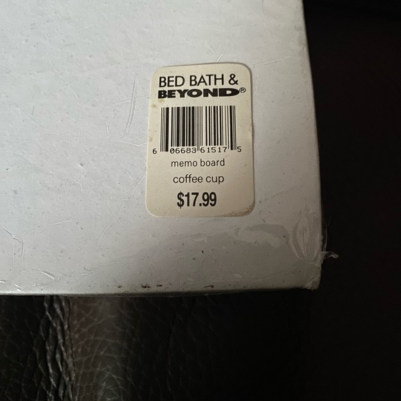 BRAND NEW FRENCH MEMO BOARD COFFEE CUP DISPLAY - Picture 3 of 3